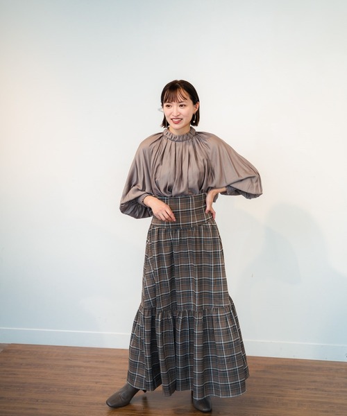 LADYMADE(レディメイド)の「コルセットティアードボリュームスカート(スカート・レディース・パープル/ブラウン/その他1・FREE)」の16枚目の写真