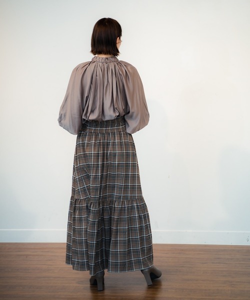 LADYMADE(レディメイド)の「コルセットティアードボリュームスカート(スカート・レディース・パープル/ブラウン/その他1・FREE)」の19枚目の写真