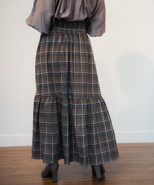 LADYMADE(レディメイド)の「コルセットティアードボリュームスカート(スカート・レディース・パープル/ブラウン/その他1・FREE)」の8枚目の写真