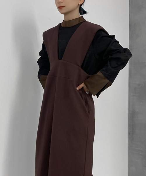 Solace（ソレイス）の「レースジャガードパイピングブラウス（シャツ/ブラウス・レディース・ブラック/ホワイト・FREE）」の5枚目の写真