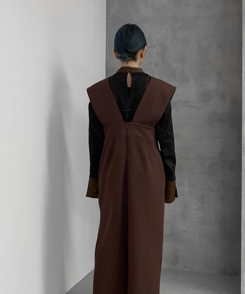 Solace（ソレイス）の「レースジャガードパイピングブラウス（シャツ/ブラウス・レディース・ブラック/ホワイト・FREE）」の10枚目の写真