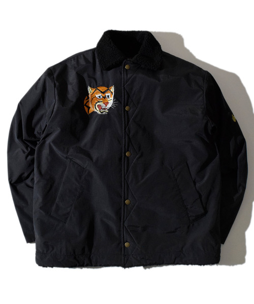 ALDIES（アールディーズ）の「Vietnam Drop Shoulder Wide Jacket / ベトナムドロップショルダーワイドジャケット（カバーオール・メンズ・イエロー/ブラック・MEDIUM/LARGE/SMALL）」の3枚目の写真