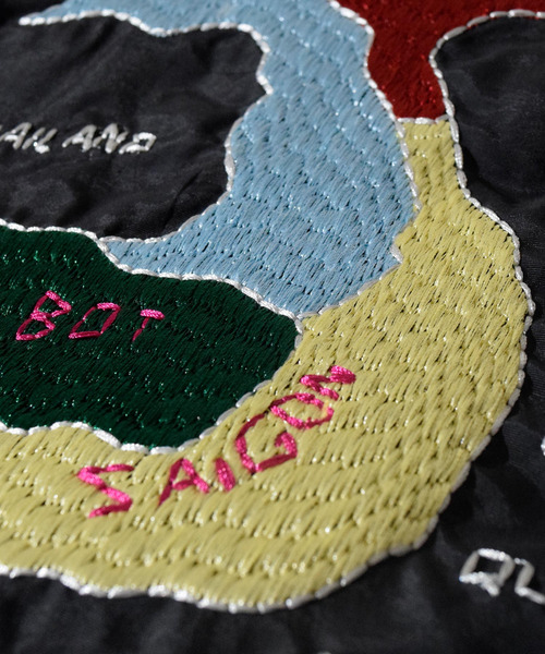 ALDIES（アールディーズ）の「Vietnam Drop Shoulder Wide Jacket / ベトナムドロップショルダーワイドジャケット（カバーオール・メンズ・イエロー/ブラック・MEDIUM/LARGE/SMALL）」の6枚目の写真