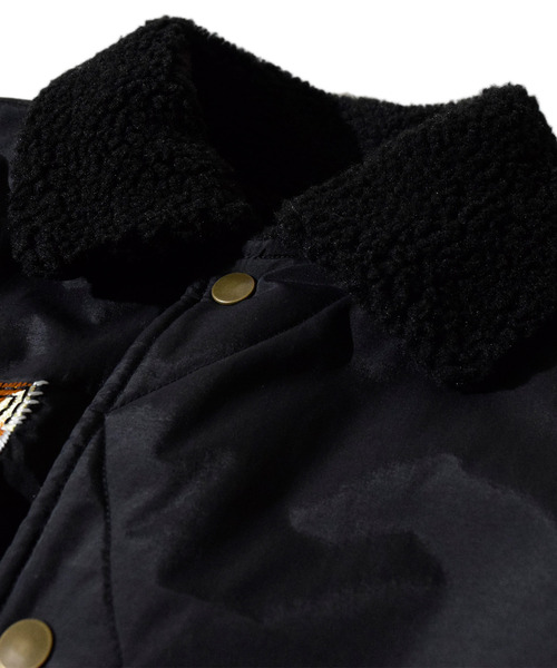 ALDIES（アールディーズ）の「Vietnam Drop Shoulder Wide Jacket / ベトナムドロップショルダーワイドジャケット（カバーオール・メンズ・イエロー/ブラック・MEDIUM/LARGE/SMALL）」の8枚目の写真