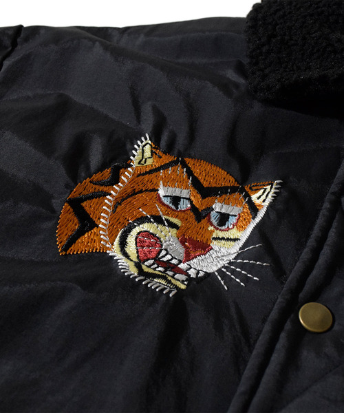 ALDIES（アールディーズ）の「Vietnam Drop Shoulder Wide Jacket / ベトナムドロップショルダーワイドジャケット（カバーオール・メンズ・イエロー/ブラック・MEDIUM/LARGE/SMALL）」の9枚目の写真