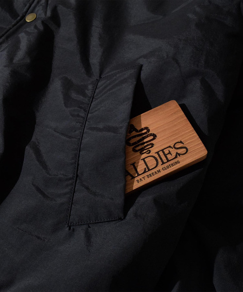 ALDIES（アールディーズ）の「Vietnam Drop Shoulder Wide Jacket / ベトナムドロップショルダーワイドジャケット（カバーオール・メンズ・イエロー/ブラック・MEDIUM/LARGE/SMALL）」の11枚目の写真