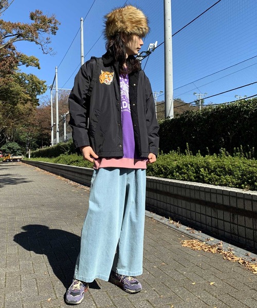 ALDIES（アールディーズ）の「Vietnam Drop Shoulder Wide Jacket / ベトナムドロップショルダーワイドジャケット（カバーオール・メンズ・イエロー/ブラック・MEDIUM/LARGE/SMALL）」の13枚目の写真