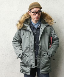 ALPHA（アルファ）の「ALPHA アルファ 20094-459 N-3B フライトジャケット JAPAN FIT（ミリタリージャケット・メンズ）」