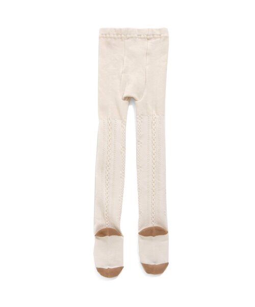 BREEZE（ブリーズ）の「パッケージ入りケーブル編みタイツ（タイツ/ストッキング・キッズ・エンジ/アイボリー/ブラック・140/80/100/120）」の11枚目の写真