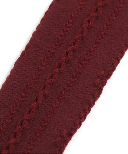 BREEZE（ブリーズ）の「パッケージ入りケーブル編みタイツ（タイツ/ストッキング・キッズ・エンジ/アイボリー/ブラック・140/80/100/120）」の10枚目の写真