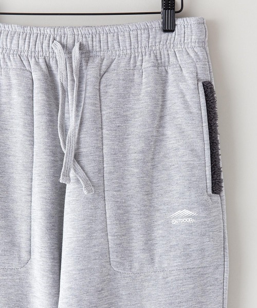 OUTDOOR PRODUCTS APPAREL（アウトドアプロダクツアパレル）の「履き心地良く暖かな 裏ボアスウェットパンツ（スウェットパンツ・メンズ・チャコールグレー/ブラック/杢グレー・SMALL/MEDIUM/LARGE/X-LARGE）」の7枚目の写真