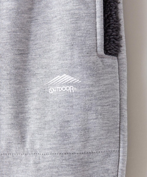 OUTDOOR PRODUCTS APPAREL（アウトドアプロダクツアパレル）の「履き心地良く暖かな 裏ボアスウェットパンツ（スウェットパンツ・メンズ・チャコールグレー/ブラック/杢グレー・SMALL/MEDIUM/LARGE/X-LARGE）」の4枚目の写真