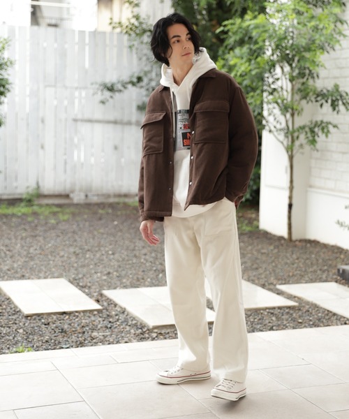 niko and...(ニコアンド)の「フラノベイカーパンツ(その他パンツ・メンズ・キャメル/アイボリー/ネイビー・MEDIUM/LARGE)」の9枚目の写真