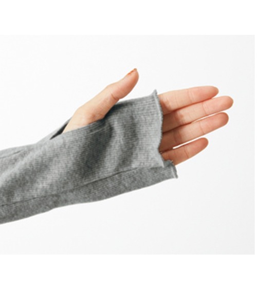 IEDIT（イディット）の「ＩＥＤＩＴ　綿１００％のエニワイズ加工が肌にやさしい　やわらか接結ガーゼ天じくのインナーセット（インナーウェア/肌着・レディース・チャコールグレー/パープル系その他/グレイッシュブルー・MEDIUM/LARGE/X-LARGE/SMALL/XX-LARGE）」の6枚目の写真