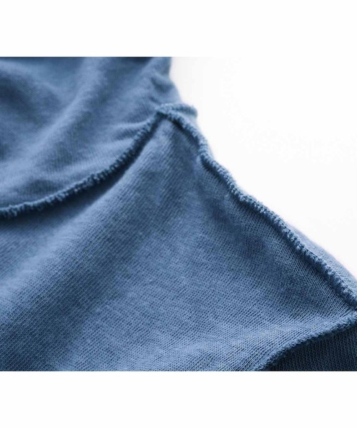 IEDIT（イディット）の「ＩＥＤＩＴ　綿１００％のエニワイズ加工が肌にやさしい　やわらか接結ガーゼ天じくのインナーセット（インナーウェア/肌着・レディース・チャコールグレー/パープル系その他/グレイッシュブルー・MEDIUM/LARGE/X-LARGE/SMALL/XX-LARGE）」の8枚目の写真