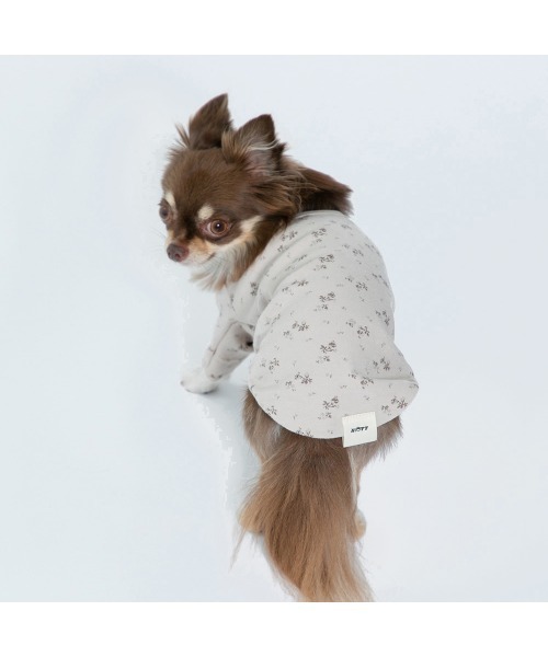 Burner（バーナー）の「【MOFF】MOFF フラワー長袖TOPS  MO213-023-015 犬服 ペット用品（ペットウェア・レディース・ピンク/オフホワイト・4号/2号/5号/3号/1号）」の5枚目の写真