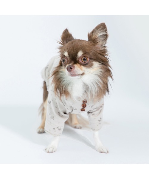 Burner（バーナー）の「【MOFF】MOFF フラワー長袖TOPS  MO213-023-015 犬服 ペット用品（ペットウェア・レディース・ピンク/オフホワイト・4号/2号/5号/3号/1号）」の7枚目の写真