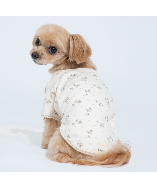 Burner（バーナー）の「【MOFF】MOFF フラワー長袖TOPS  MO213-023-015 犬服 ペット用品（ペットウェア・レディース・ピンク/オフホワイト・4号/2号/5号/3号/1号）」の15枚目の写真