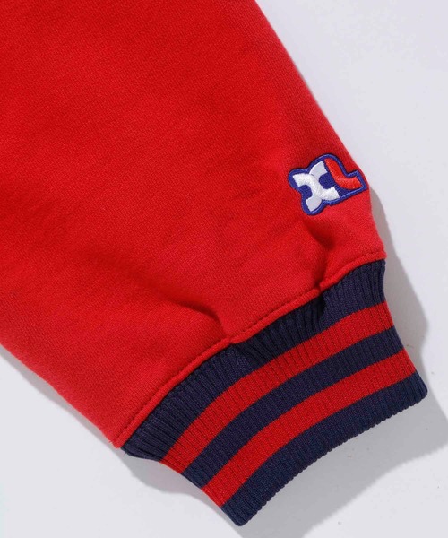 XLARGE（エクストララージ）の「2TONE CREWNECK SWEAT（スウェット・メンズ・ライトブルー/ネイビー/グリーン・S/M/L/XL）」の10枚目の写真