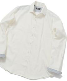 MEN'S BIGI | リネン×ポリエステル メランジシャツ(シャツ/ブラウス)