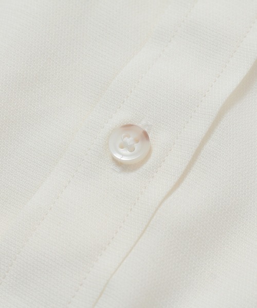 MEN'S BIGI(メンズビギ)の「リネン×ポリエステル メランジシャツ(シャツ/ブラウス・メンズ・ホワイト/サックスブルー/ピンク/エメラルド・01/02/03/04)」の13枚目の写真