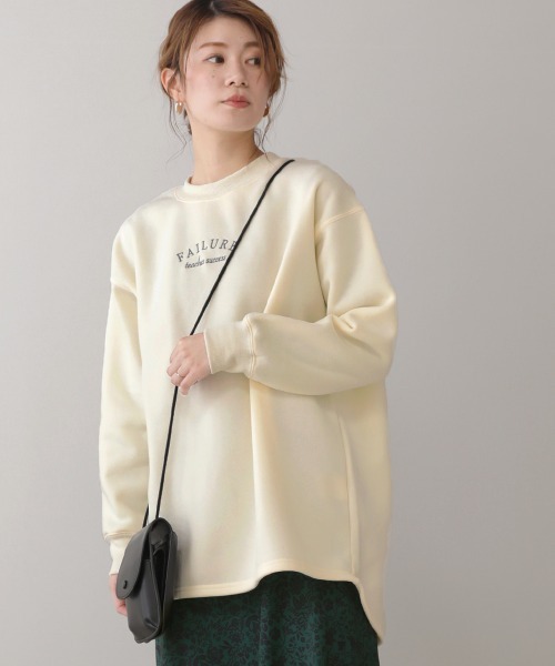 Bou Jeloud(ブージュルード)の「ロゴ刺繍カットチュニック(スウェット・レディース・ブラック/アイボリー/モカ・FREE)」の20枚目の写真