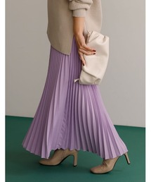 Re:EDIT | ツイルカラープリーツスカート(スカート)