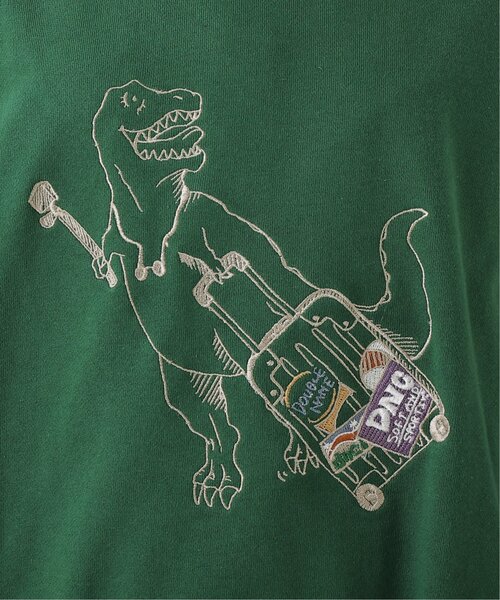 DOUBLE NAME(ダブルネーム)の「旅の始まり恐竜刺しゅうプルオーバー(スウェット・レディース・オフホワイト/サックスブルー/グリーン/スミクロ・FREE)」の15枚目の写真