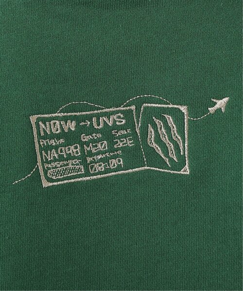 DOUBLE NAME(ダブルネーム)の「旅の始まり恐竜刺しゅうプルオーバー(スウェット・レディース・オフホワイト/サックスブルー/グリーン/スミクロ・FREE)」の16枚目の写真