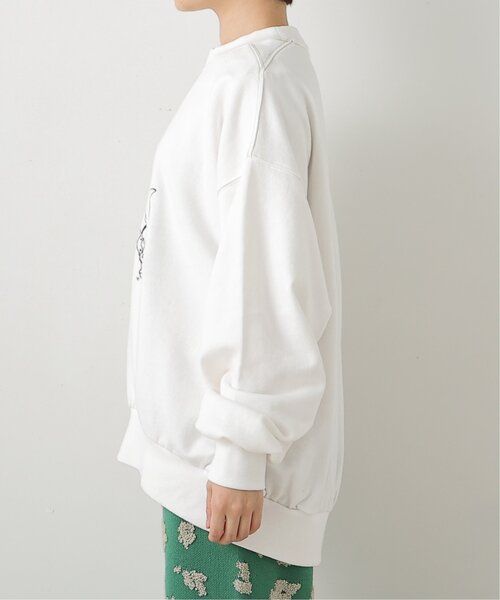 DOUBLE NAME(ダブルネーム)の「旅の始まり恐竜刺しゅうプルオーバー(スウェット・レディース・オフホワイト/サックスブルー/グリーン/スミクロ・FREE)」の22枚目の写真