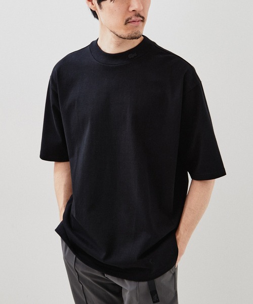 LACOSTE(ラコステ)の「【LACOSTE / ラコステ】別注 モックネック Tシャツ(Tシャツ/カットソー・メンズ・ホワイト/キャメル/グレー/ネイビー/ブラック・4/5/3)」の3枚目の写真