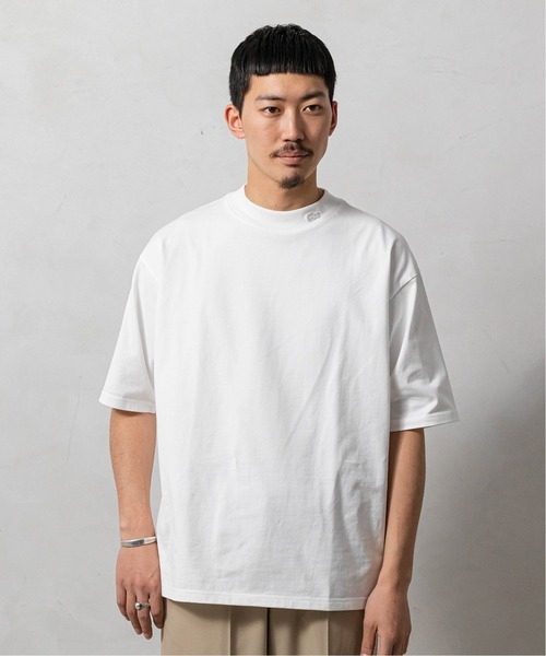 LACOSTE(ラコステ)の「【LACOSTE / ラコステ】別注 モックネック Tシャツ(Tシャツ/カットソー・メンズ・ホワイト/キャメル/グレー/ネイビー/ブラック・4/5/3)」の10枚目の写真