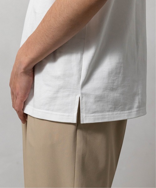 LACOSTE(ラコステ)の「【LACOSTE / ラコステ】別注 モックネック Tシャツ(Tシャツ/カットソー・メンズ・ホワイト/キャメル/グレー/ネイビー/ブラック・4/5/3)」の14枚目の写真