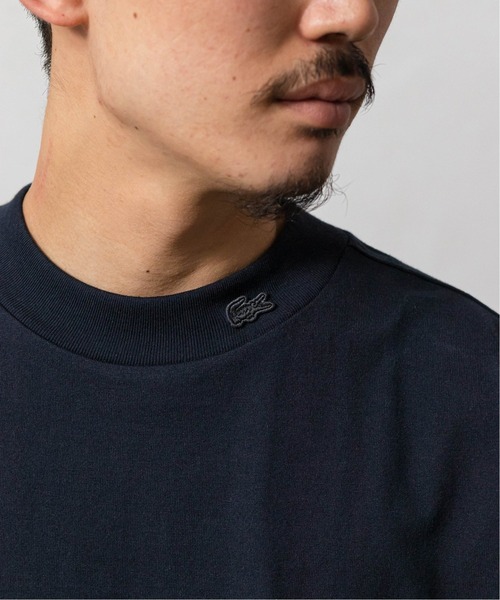 LACOSTE(ラコステ)の「【LACOSTE / ラコステ】別注 モックネック Tシャツ(Tシャツ/カットソー・メンズ・ホワイト/キャメル/グレー/ネイビー/ブラック・4/5/3)」の21枚目の写真