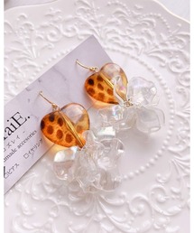 MissLadybug ❤︎Leopard レオパード＆フリンジ　ピアス　新品 MissLadybug ❤︎Leopard レオパード＆フリンジ ピアス 新品