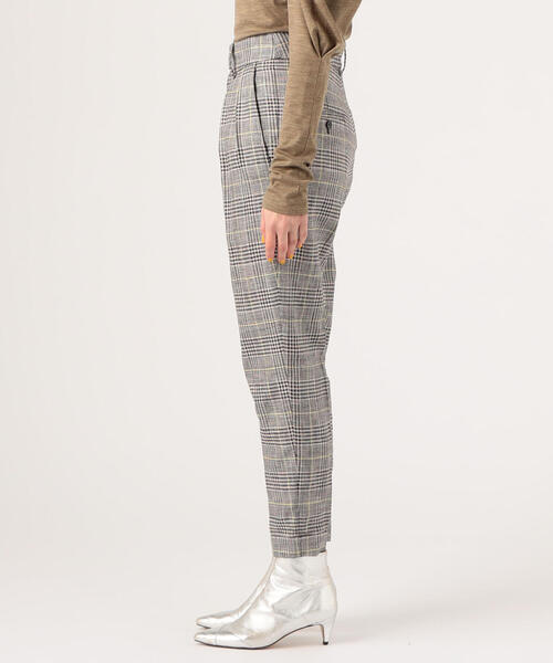 ISABEL MARANT(イザベルマラン)の「ISABEL MARANT CEYO チェックテーパードパンツ(スラックス・レディース・グレー系その他2・36/34)」の6枚目の写真