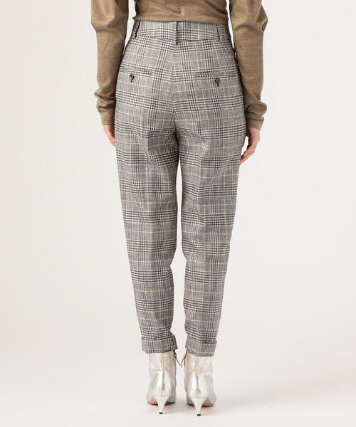 ISABEL MARANT(イザベルマラン)の「ISABEL MARANT CEYO チェックテーパードパンツ(スラックス・レディース・グレー系その他2・36/34)」の7枚目の写真