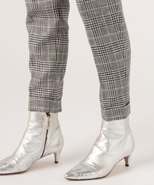 ISABEL MARANT(イザベルマラン)の「ISABEL MARANT CEYO チェックテーパードパンツ(スラックス・レディース・グレー系その他2・36/34)」の2枚目の写真