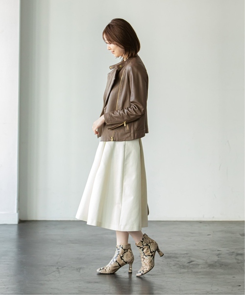 セール】《追加4》ソフトラムレザーライダースブルゾン