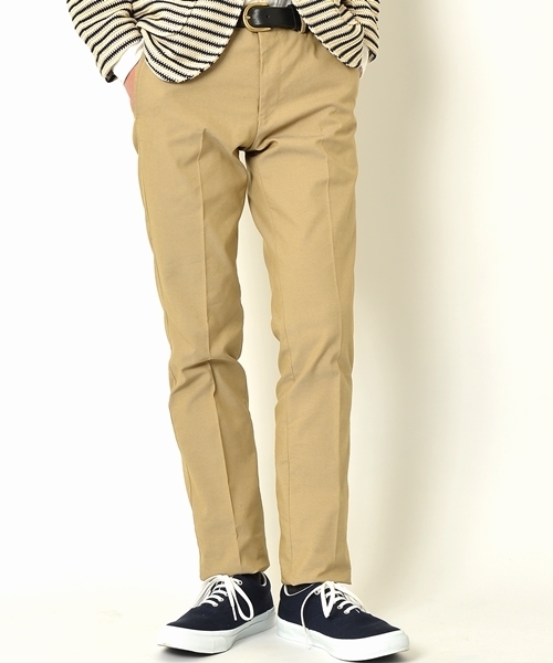 SHIPS(シップス)の「【転売】SC: "COOL MAX" オックスフォード ノープリーツ パンツ■(スラックス・メンズ・ホワイト/グレー/ベージュ/ネイビー・32inch/34inch/29inch/30inch/31inch/33inch)」の3枚目の写真