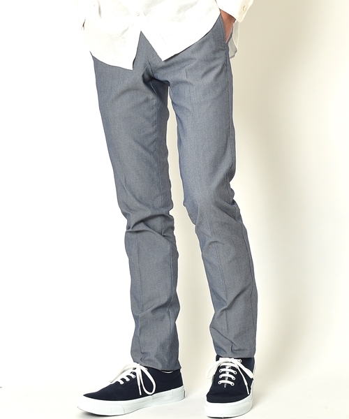 SHIPS(シップス)の「【転売】SC: "COOL MAX" オックスフォード ノープリーツ パンツ■(スラックス・メンズ・ホワイト/グレー/ベージュ/ネイビー・32inch/34inch/29inch/30inch/31inch/33inch)」の4枚目の写真