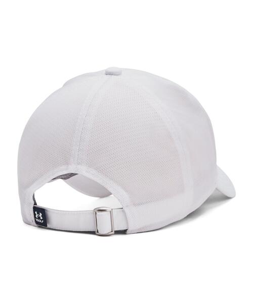 UNDER ARMOUR(アンダーアーマー)の「UAアイソチル ドライバー メッシュ アジャスタブルキャップ(ゴルフ/メンズ)(キャップ・メンズ・ネイビー/ブラック/ホワイト・ONESIZE)」の5枚目の写真