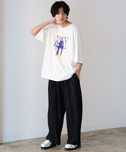 BeAMS DOT（ビームスドット）の「【WEB限定】BeAMS DOT / フォト プリントTシャツ（Tシャツ/カットソー・メンズ・ホワイト・MEDIUM/LARGE）」の4枚目の写真