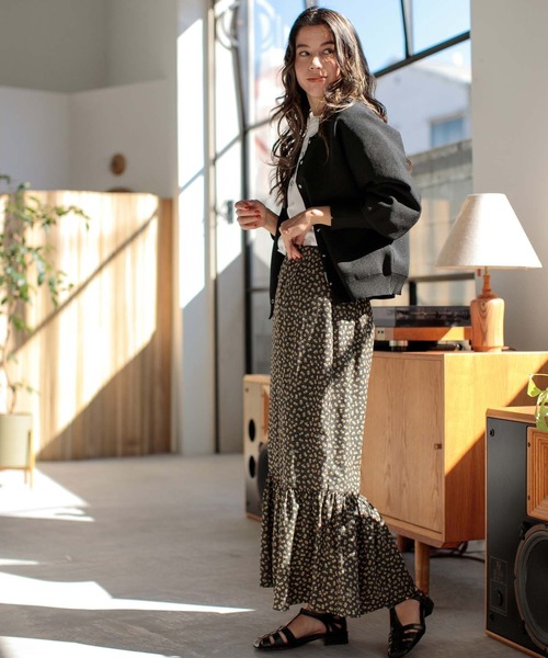 fifth（フィフス）の「前後2wayカーディガントップス（カーディガン/ボレロ・レディース・ブラック/ピンク/ライトベージュ/ブルー/グリーン/キャメル・M）」の13枚目の写真