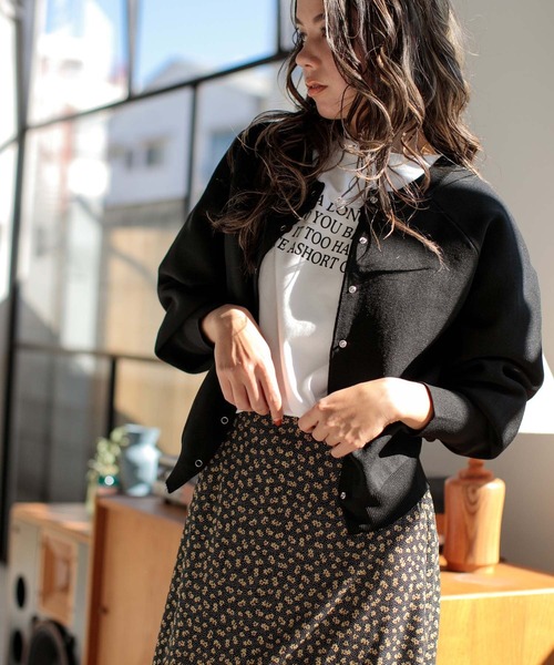 fifth（フィフス）の「前後2wayカーディガントップス（カーディガン/ボレロ・レディース・ブラック/ピンク/ライトベージュ/ブルー/グリーン/キャメル・M）」の14枚目の写真