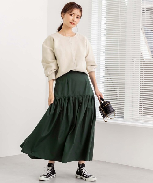 fifth（フィフス）の「前後2wayカーディガントップス（カーディガン/ボレロ・レディース・ブラック/ピンク/ライトベージュ/ブルー/グリーン/キャメル・M）」の21枚目の写真