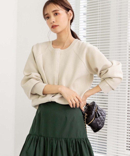 fifth（フィフス）の「前後2wayカーディガントップス（カーディガン/ボレロ・レディース・ブラック/ピンク/ライトベージュ/ブルー/グリーン/キャメル・M）」の22枚目の写真