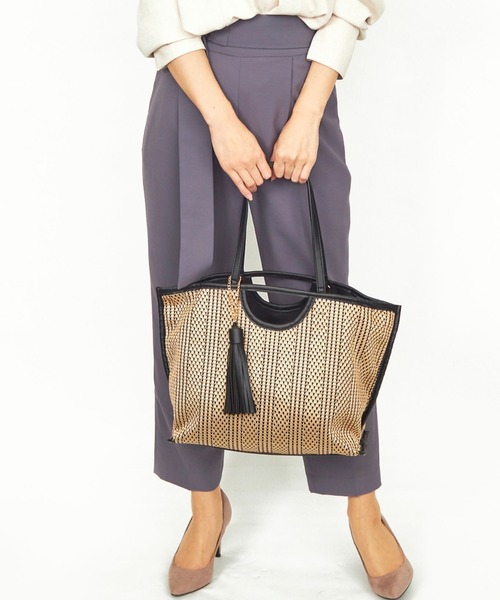 期間限定特別価格 トートバッグ メッシュタッセル トートバッグ Lazy Susan レイジースーザン のファッション 良品ケース販売 Arenatheatre Net
