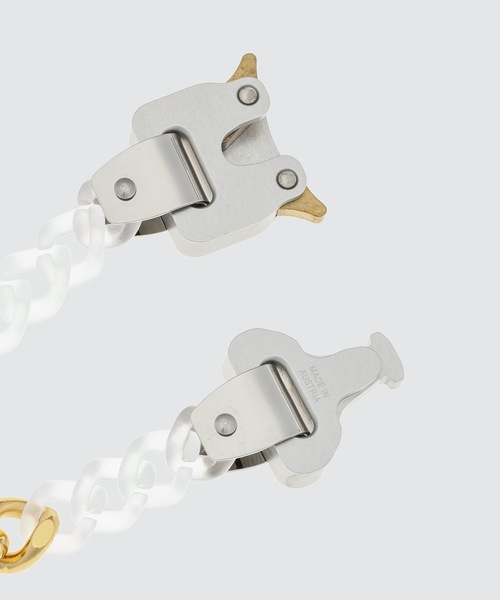 1017 ALYX 9SM（アリクス）の「Z4688 - NYLON AND METAL CHAIN BRACELET（ブレスレット・メンズ・ゴールド系その他・S/M/L/XL）」の2枚目の写真