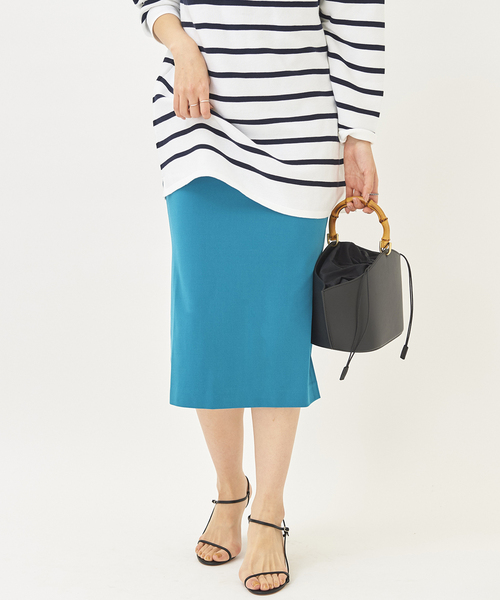 plage（プラージュ）の「Cupra jersey tight スカート◆（スカート・レディース・ブラック系その他/ブルー系その他・38/36）」の20枚目の写真